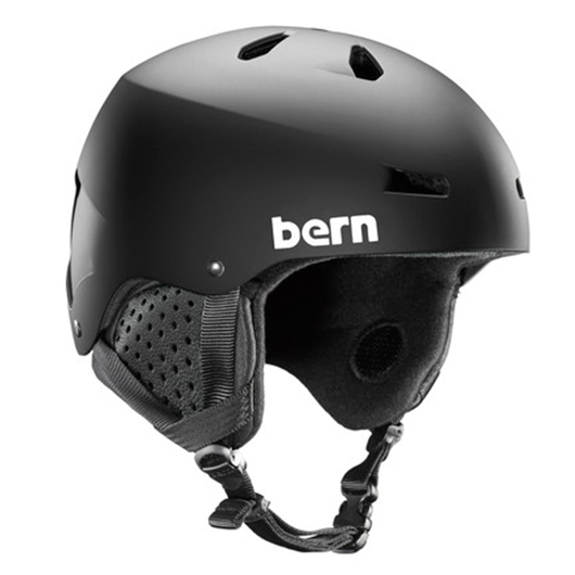 楽天市場】bern(バーン) BE-SM22BMBLK MACON DELUXE スノーヘルメット