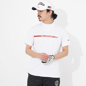FILA(フィラ) 743663 メンズ ECOスムース モックネックTシャツ ゴルフウェア トップス
