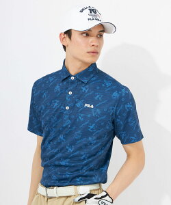 【メール便OK】FILA(フィラ) 743616 メンズ 半袖シャツ ゴルフウェア ポロシャツ トップス 吸汗速乾