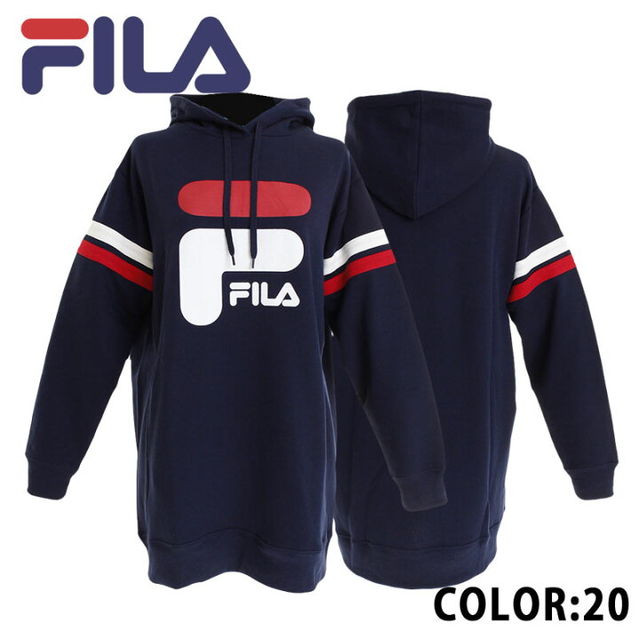 楽天市場 Fila フィラ Fl5293 プルロングパーカー レディース アウトドア アウター スポーツマート