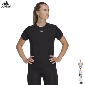 adidas アディダス Tシャツ 半袖シャツ トレーニングウェア スポーツウェア レディース 女性用 NEN26【1枚までメール便OK】