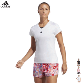 adidas アディダス Tシャツ 半袖シャツ トレーニングウェア スポーツウェア レディース 女性用 NQ047【1枚までメール便OK】