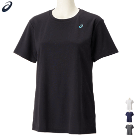 asics アシックス Tシャツ 半袖Tシャツ トレーニングウェア ドライ ワンポイント 半袖シャツ レディース 女性用 2032C786【1枚までメール便OK】