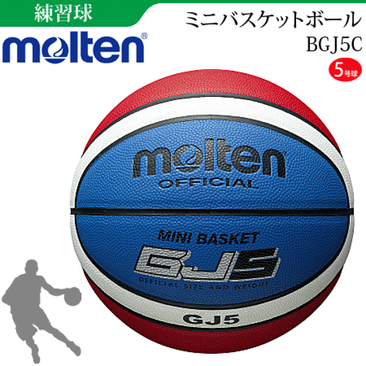 molten - モルテン バスケットボール BGJ5C 5号球 ミニバスケットボール用 molten 【名入れ無料】 モルテン ミニバスケットボール 5号球