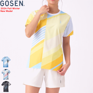 【10%OFFクーポン配布中】GOSEN ゴーセン ゲームシャツ ユニホーム 半袖シャツ T2451 レディース 女性用 【1枚までメール便OK】