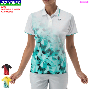 【10%OFFクーポン配布中】YONEX ヨネックス ゲームシャツ ユニホーム 半袖ポロシャツ 20810 レディース 女性用【1枚までメール便OK】