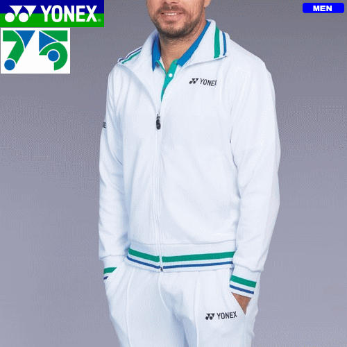 YONEX ヨネックス バドミントン ウェア 75THニットウォームアップシャツ ジャージ アウター 50105A メンズ 男性用 |  スポーツアイランド