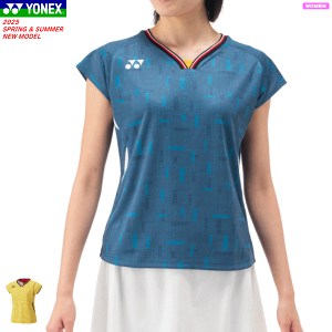【10%OFFクーポン配布中】YONEX ヨネックス ゲームシャツ ユニホーム 半袖シャツ 20917 レディース 女性用 【1枚までメール便OK】
