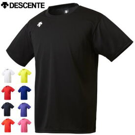 DESCENTE デサント 半袖シャツ Tシャツ トレーニングウエア ワンポイント Tシャツ ユニセックス DMC5801B【1枚までメール便OK】