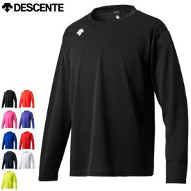 DESCENTE デサント 長袖シャツ トレーニングウエア ワンポイント 長袖Tシャツ ユニセックス DMC5801LB【1枚までメール便OK】