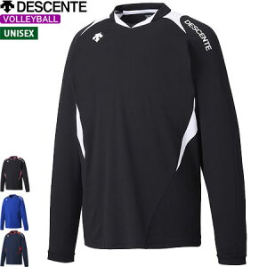 【10%OFFクーポン配布中】DESCENTE デサント バレーボール 長袖シャツ ゲームシャツ 長袖ライトゲームシャツ DSS5410B ユニセックス:男女兼用 【1枚までメール便OK!!】