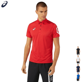 【10％OFFクーポン配布中】asics アシックス ドライ ポロシャツ トレーニングウエア メンズ 男性用 レディース 女性用 2031D728【1枚までメール便OK】