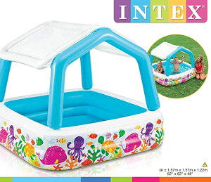 INTEX U-57470 �C���e�b�N�X �T���V�F�[�h�v�[�� �r�j�[�� �v�[�� �����t�� ������O���� ��^ �q���p ���V�� �󂠂�