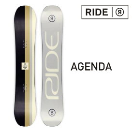 RIDE AGENDA ライド アジェンダ 22-23 メンズ レディース 初心者 ソフトフレックス やわらかい Camber キャンバー フリースタイル グラトリ パーク 軽量 ブランド スノボー snowboard 黒 ベージュトレンド