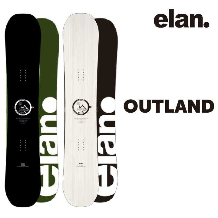 楽天市場】ELAN OUTLAND スノーボード 板 メンズ レディース エラン  