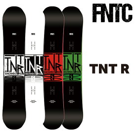 FNTC TNT R エフエヌティーシー 23-24 メンズ レディース 初心者 ソフトフレックス やわらかい W Camber ダブルキャンバー フリースタイル グラトリ パーク 軽量 ブランド スノボー snowboard 黒 白