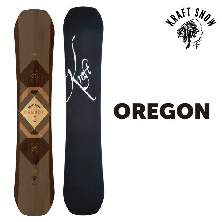 楽天市場】【BIN取付無料】KRAFT スノーボード 2点セット OREGON LINK  