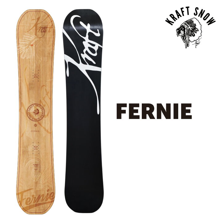 楽天市場】【BIN取付無料】KRAFT スノーボード 2点セット FERNIE LINK  