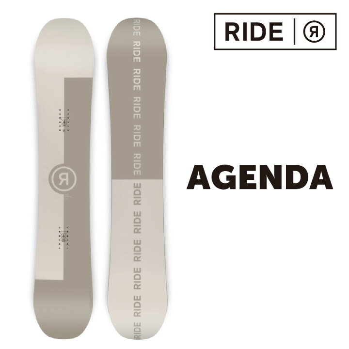 楽天市場】【BIN取付無料】RIDE スノーボード 2点セット AGENDA ライド 