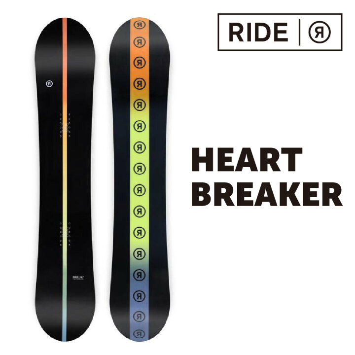 楽天市場】【BIN取付無料】RIDE スノーボード 2点セット HEARTBREAKER  