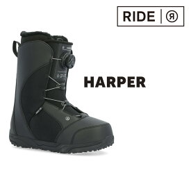 スノーボード ブーツ RIDE HARPER ライド ハーパー メンズ レディース BOA ボア 22-23 初心者 ソフトフレックス グラトリ 軽量 黒 日本正規品 スノボ スノボー snowboard boots