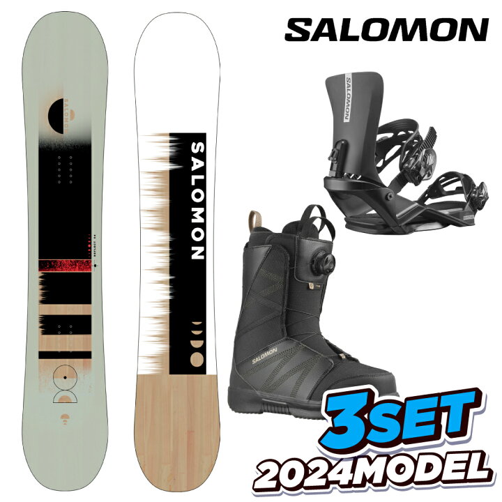 楽天市場】【BIN取付無料】サロモン スノーボード 3点セット SALOMON  