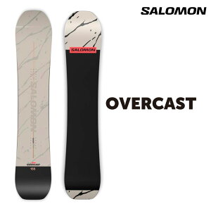 25-26 SALOMON OVERCAST T I[o[LXg Xm[{[h Pi Y \tgtbNX 炩 Camber Lo[ t[X^C Og p[N y uh Xm{ snowboard