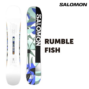 25-26 SALOMON RUMBLE FISH T utBbV Xm[{[h Pi fB[X \tgtbNX 炩 Camber Lo[ t[X^C Og p[N y uh Xm{ snowboar