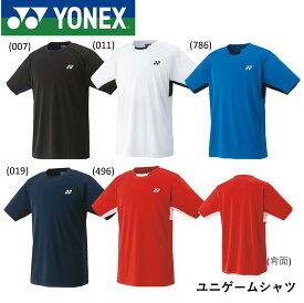 ヨネックス YONEX ウエア ユニゲームシャツ 10810 バドミントン・テニス