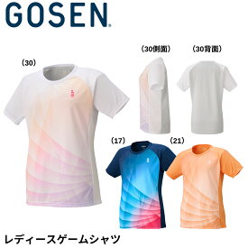 ゴーセン GOSEN ウエア　ウェア レディースゲームシャツ T2551 バドミントン・テニス・ソフトテニス