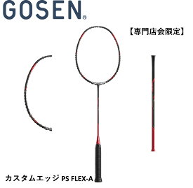 【最短出荷】【専門店会限定商品】【フレームのみ】ゴーセン　GOSEN　バドミントンラケット カスタムエッジPS　FLEX-A BRCEPA　バドミントン