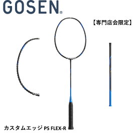 【最短出荷】【専門店会限定商品】【フレームのみ】ゴーセン　GOSEN　バドミントンラケット カスタムエッジPS　FLEX-R BRCEPR　バドミントン