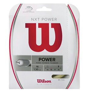 ウィルソン　Wilson　NXT POWER 16　テニス　硬式ガット　　WRZ941600-NA