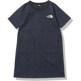 【正規品】ノースフェイス THE NORTH FACE ガールズ ストレッチデニム マウンテンワンピース（キッズ） NTG12218-ID