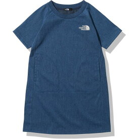 【正規品】ノースフェイス THE NORTH FACE ガールズ ストレッチデニム マウンテンワンピース（キッズ） NTG12218-LD