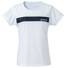 バボラ BabolaT PURE SHORT SLEEVE SHIRT (デニム) テニス レディースウェア BWP3576-WH00