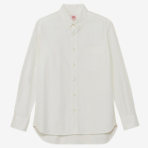 カンタベリー CANTERBURY ロングスリーブ ボタンダウンツイルシャツ（メンズ）長袖 RA43540-11：スポ王 店