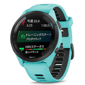 �K�[�~�� GARMIN Forerunner 265 Music WiFi GPS JPN Aqua �����j���O�E�H�b�` �X�}�[�g�E�H�b�` ���M�����[�T�C�Y �A�N�A 010-02810-42