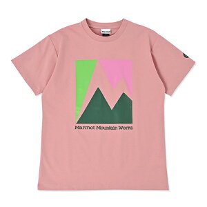 }[bg Marmot W's Crack T-Shirs  TVc EBY AEghA MTSS25WST062-PINK