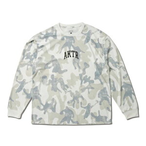 �A�N�^�[ AKTR PLAY CAMO LOOSE FIT L/S SP TEE �����OT�V���c ���� �o�X�P�b�g�{�[�� ���j�Z�b�N�X 225-019005-WH