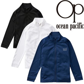 OCEAN PACIFIC オーシャンパシフィック ジュニア フルジップ ロングスリーブ ラッシュガード 564-463 男子 女子 兼用 子供 キッズ 長袖 日焼防止 寒さ対策 ビーチ スイム サーフィン USA