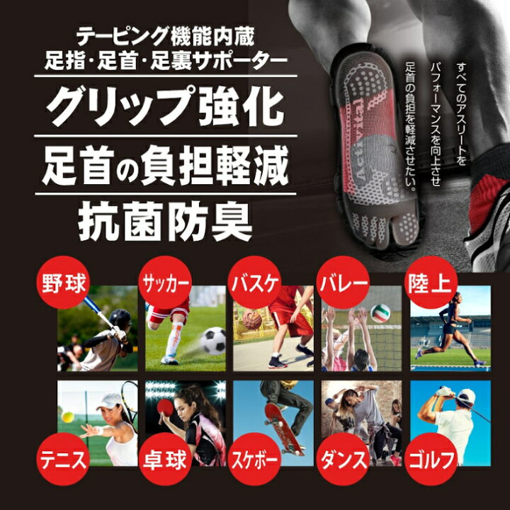 楽天市場】Activital アクティバイタル フットサポーター ショート 