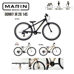 �y�|�C���g5�{ ���Z�x�X�~�ߑ��������ꕔ�����zMARIN(�}����)�h���L�[�W���j�A26 2025�N���f�� MARINBIKE DONKY Jr26 26�C���` �L�b�Y�o�C�N �q�����]��