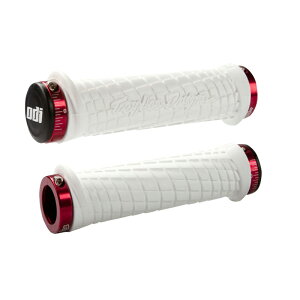 ODI(オーディーアイ)Troy Lee Lock-On Bonus White/Red 自転車グリップ