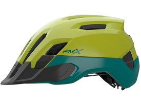 OGKカブト FM-X マットイエローグリーン M-L 自転車用ヘルメット