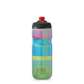 ポーラボトル ブレークアウェイ 20oz TARTAN ハイライターグリーン/ブルー POLAR BOTTLE 自転車 ボトル