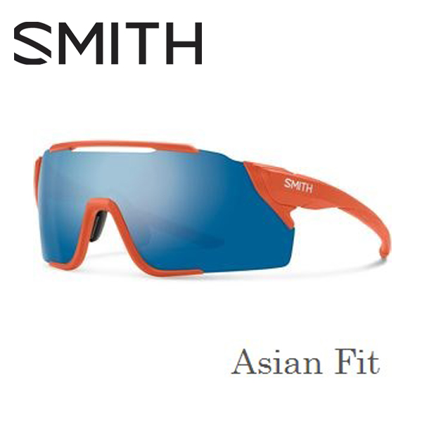 SMITH Attack MAG MTB Asia Fit  スミス アタックマグMTB アジアフィット Matte Red Rock   CP-Blue Mirror  CP-Low Light Amber 自転車 サングラス MTB マウンテンバイク