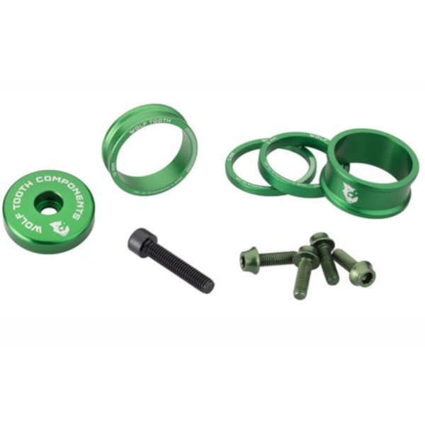 【84%OFF!】 ウルフトゥース Wolf Tooth Anodized Bling WOLF Green 開店記念セール TOOTH Kit