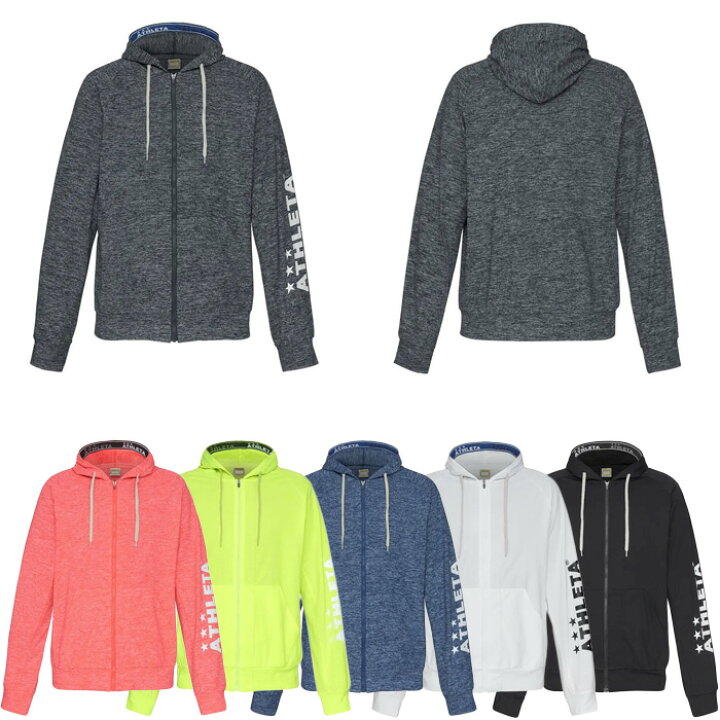 楽天市場】【SALE】【ATHLETA】アスレタ カラー杢スウェット ZIP 