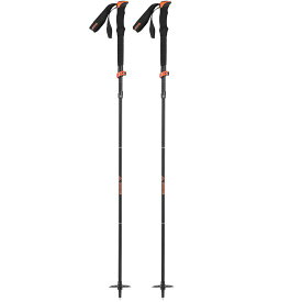 UNION ユニオン 【ALUMINUM TOURING POLES】 BLACK/ORANGE 110-135cm 正規品 スノーボード スプリット バックカントリー ポール 二本セット